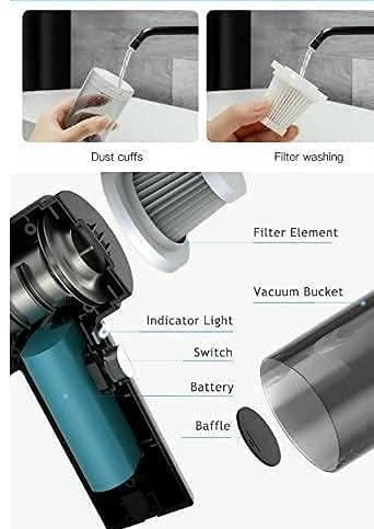 3 in 1 Portable Air Duster Wireless Vacuum Cleaner