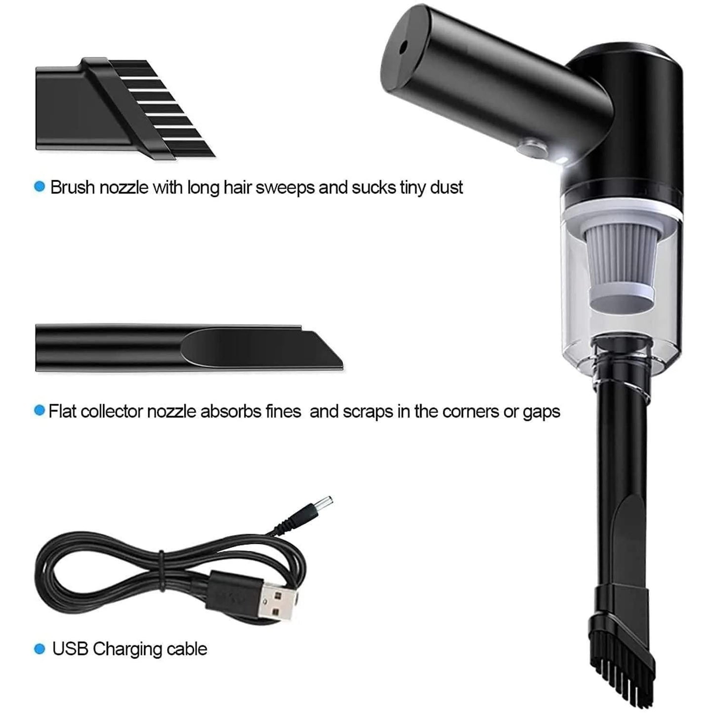 3 in 1 Portable Air Duster Wireless Vacuum Cleaner